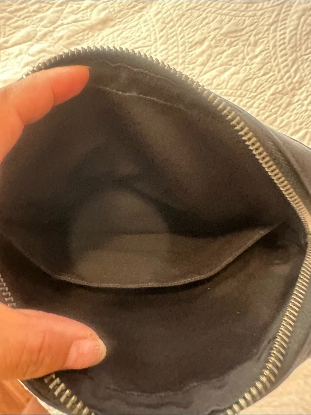 Coach Houston Flight Bag black pebbled leather 4011